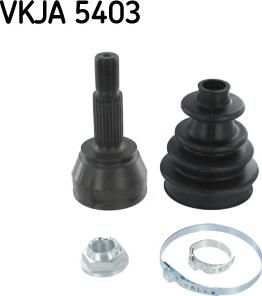 SKF VKJA 5403 - Шарнирный комплект, ШРУС, приводной вал unicars.by