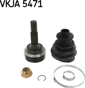 SKF VKJA 5471 - Шарнирный комплект, ШРУС, приводной вал unicars.by