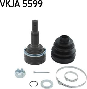 SKF VKJA 5599 - Шарнирный комплект, ШРУС, приводной вал unicars.by