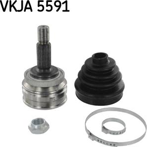 SKF VKJA 5591 - Шарнирный комплект, ШРУС, приводной вал unicars.by