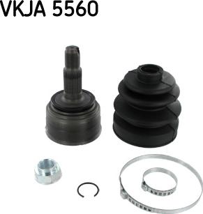 SKF VKJA 5560 - Шарнирный комплект, ШРУС, приводной вал unicars.by