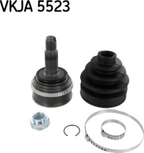 SKF VKJA 5523 - Шарнирный комплект, ШРУС, приводной вал unicars.by