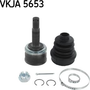 SKF VKJA 5653 - Шарнирный комплект, ШРУС, приводной вал unicars.by