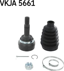 SKF VKJA 5661 - Шарнирный комплект, ШРУС, приводной вал unicars.by