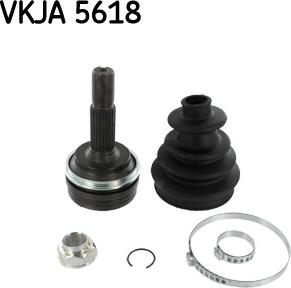 SKF VKJA 5618 - Шарнирный комплект, ШРУС, приводной вал unicars.by