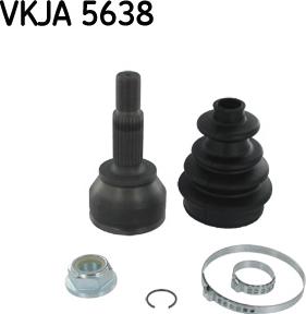 SKF VKJA 5638 - Шарнирный комплект, ШРУС, приводной вал unicars.by