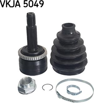 SKF VKJA 5049 - Шарнирный комплект, ШРУС, приводной вал unicars.by