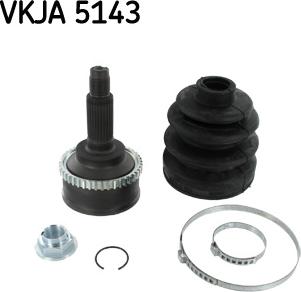 SKF VKJA 5143 - Шарнирный комплект, ШРУС, приводной вал unicars.by