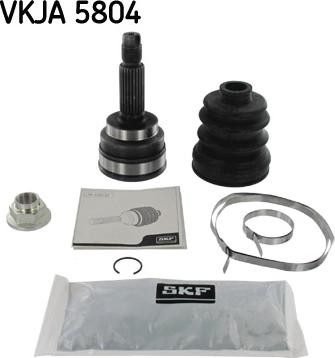 SKF VKJA 5804 - Шарнирный комплект, ШРУС, приводной вал unicars.by