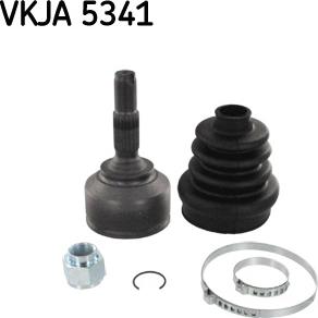 SKF VKJA 5341 - Шарнирный комплект, ШРУС, приводной вал unicars.by