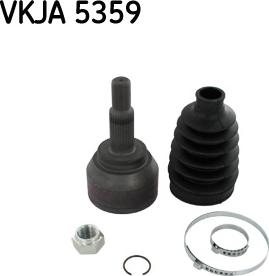 SKF VKJA 5359 - Шарнирный комплект, ШРУС, приводной вал unicars.by