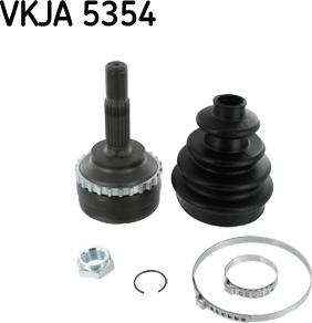 SKF VKJA 5354 - Шарнирный комплект, ШРУС, приводной вал unicars.by