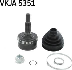 SKF VKJA 5351 - Шарнирный комплект, ШРУС, приводной вал unicars.by