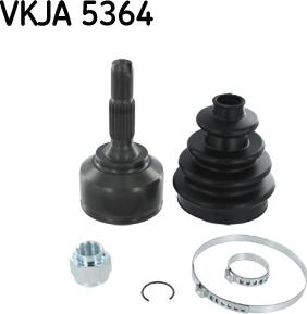 SKF VKJA 5364 - Шарнирный комплект, ШРУС, приводной вал unicars.by