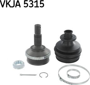 SKF VKJA 5315 - Шарнирный комплект, ШРУС, приводной вал unicars.by