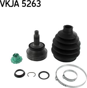 SKF VKJA 5263 - Шарнирный комплект, ШРУС, приводной вал unicars.by