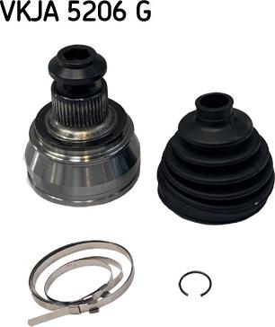 SKF VKJA 5206 G - Шарнирный комплект, ШРУС, приводной вал unicars.by