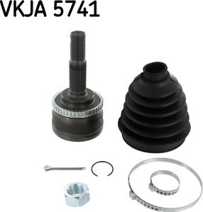 SKF VKJA 5741 - Шарнирный комплект, ШРУС, приводной вал unicars.by