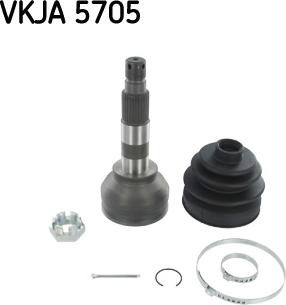 SKF VKJA 5705 - Шарнирный комплект, ШРУС, приводной вал unicars.by