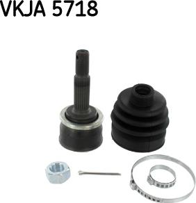 SKF VKJA 5718 - Шарнирный комплект, ШРУС, приводной вал unicars.by