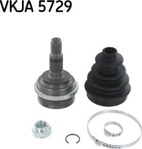 SKF VKJA 5729 - Шарнирный комплект, ШРУС, приводной вал unicars.by