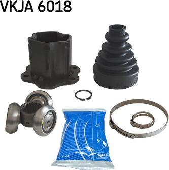 SKF VKJA 6018 - Шарнирный комплект, ШРУС, приводной вал unicars.by