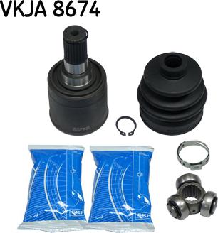 SKF VKJA 8674 - Шарнирный комплект, ШРУС, приводной вал unicars.by