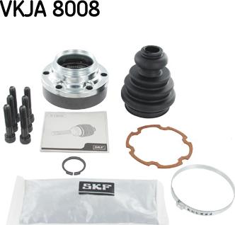 SKF VKJA 8008 - Шарнирный комплект, ШРУС, приводной вал unicars.by