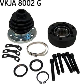 SKF VKJA 8002 G - Шарнирный комплект, ШРУС, приводной вал unicars.by