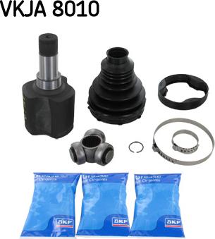 SKF VKJA 8010 - Шарнирный комплект, ШРУС, приводной вал unicars.by