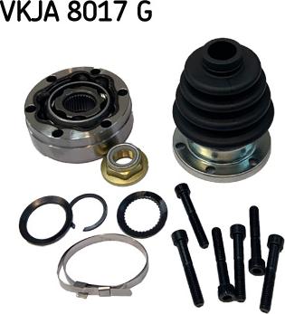 SKF VKJA 8017 G - Шарнирный комплект, ШРУС, приводной вал unicars.by