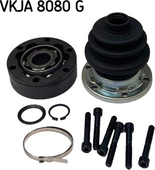 SKF VKJA 8080 G - Шарнирный комплект, ШРУС, приводной вал unicars.by