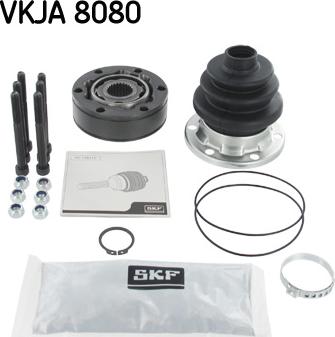 SKF VKJA 8080 - Шарнирный комплект, ШРУС, приводной вал unicars.by