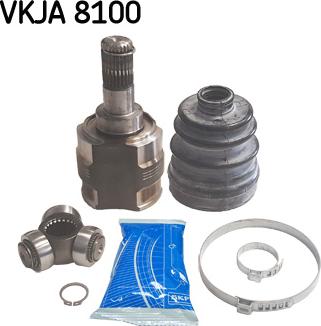 SKF VKJA 8100 - Шарнирный комплект, ШРУС, приводной вал unicars.by