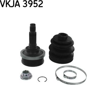 SKF VKJA 3952 - Шарнирный комплект, ШРУС, приводной вал unicars.by