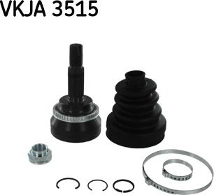 SKF VKJA 3515 - Шарнирный комплект, ШРУС, приводной вал unicars.by