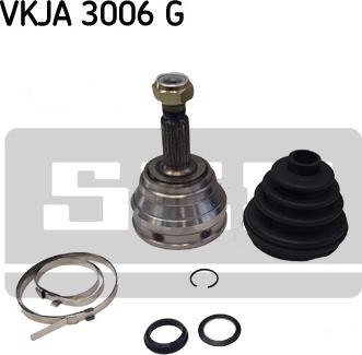 SKF VKJA 3006 G - Шарнирный комплект, ШРУС, приводной вал unicars.by