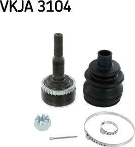 SKF VKJA 3104 - Шарнирный комплект, ШРУС, приводной вал unicars.by