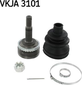 SKF VKJA 3101 - Шарнирный комплект, ШРУС, приводной вал unicars.by