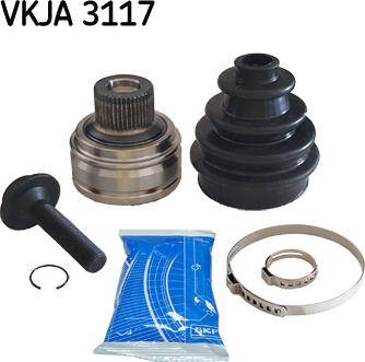 SKF VKJA 3117 - Шарнирный комплект, ШРУС, приводной вал unicars.by