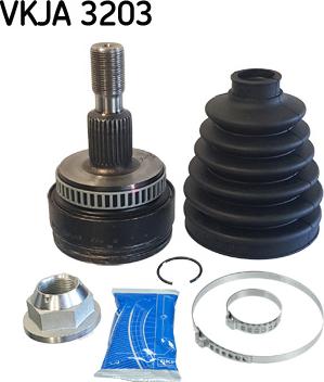 SKF VKJA 3203 - Шарнирный комплект, ШРУС, приводной вал unicars.by