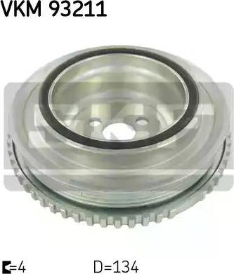 SKF VKM 93211 - Шкив коленчатого вала unicars.by