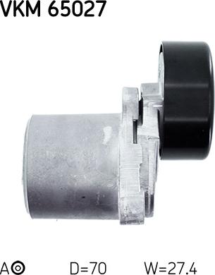 SKF VKM 65027 - Ролик, поликлиновый ремень unicars.by