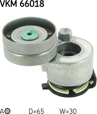 SKF VKM 66018 - Ролик, поликлиновый ремень unicars.by