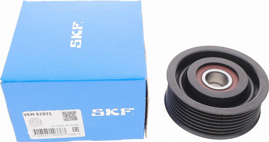 SKF VKM 61021 - Ролик, поликлиновый ремень unicars.by