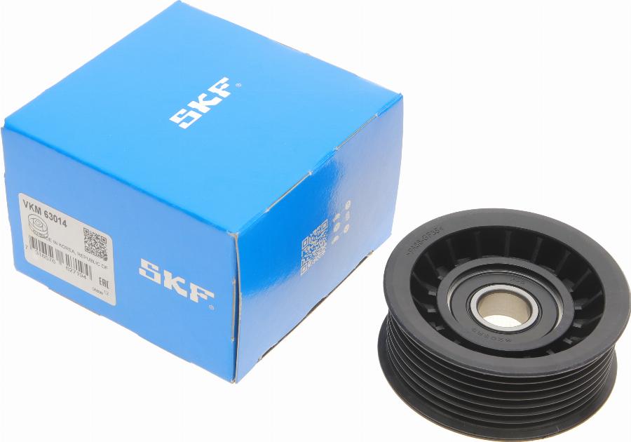 SKF VKM 63014 - Ролик, поликлиновый ремень unicars.by