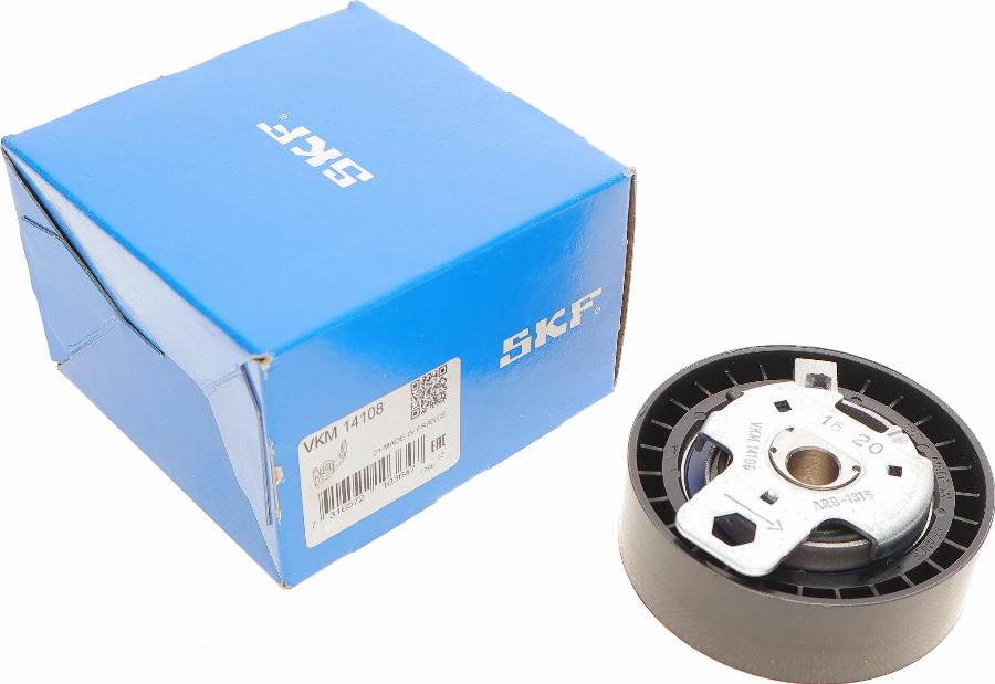 SKF VKM 14108 - Натяжной ролик, зубчатый ремень ГРМ unicars.by