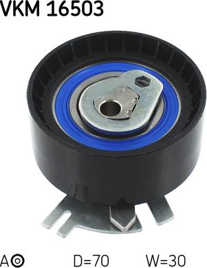 SKF VKM 16503 - Натяжной ролик, зубчатый ремень ГРМ unicars.by