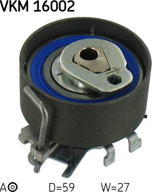 SKF VKM 16002 - Натяжной ролик, зубчатый ремень ГРМ unicars.by