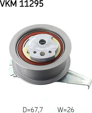 SKF VKM11295 - Натяжной ролик, зубчатый ремень ГРМ unicars.by